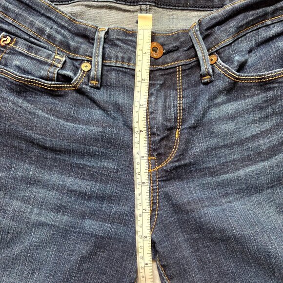 Denizen From Levis Womens Modern Boot Cut Jeans Denim Mid Rise Blue 27X32 - Picture 10 of 11